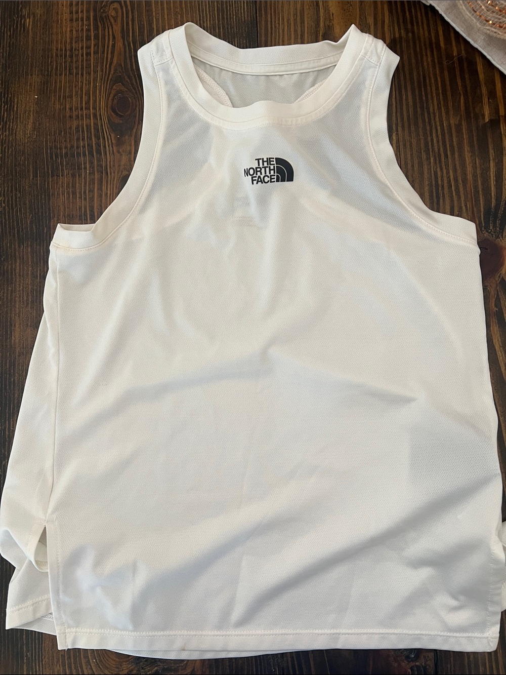 The North Face White Kids Tank Top with Logo